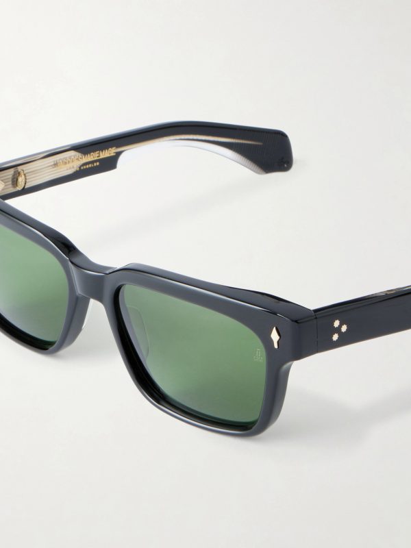 Molino 55 Rectangular-Frame Acetate Sunglasses - CU Molino 55 Rectangular-Frame Acetate Sunglasses - CU