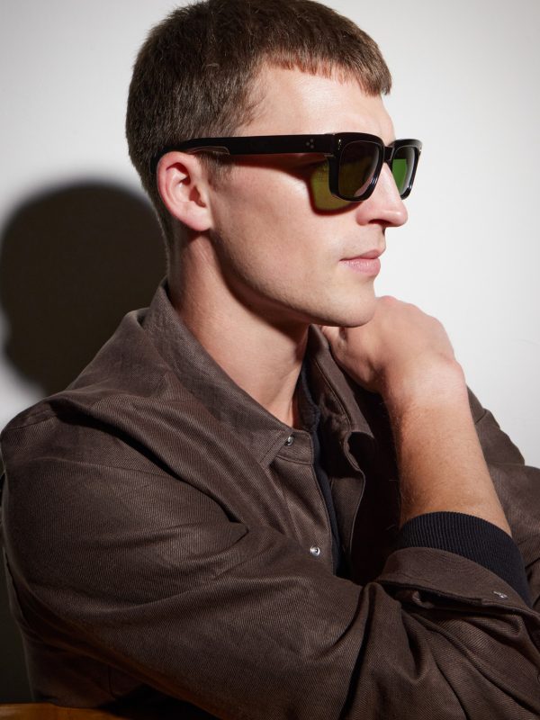 Molino 55 Rectangular-Frame Acetate Sunglasses - OU Molino 55 Rectangular-Frame Acetate Sunglasses - OU