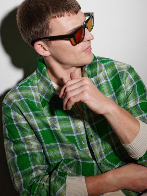 Molino 55 Rectangular-Frame Acetate Sunglasses - BK Molino 55 Rectangular-Frame Acetate Sunglasses - BK