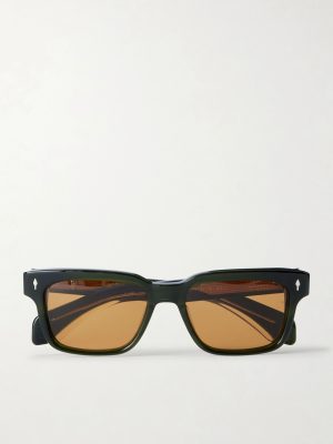 Molino 55 Rectangular-Frame Acetate Sunglasses