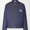 Detroit Logo-Appliquéd Padded Denim Jacket Detroit Logo-Appliquéd Padded Denim Jacket
