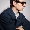 Zephirin Round-Frame Acetate Sunglasses - BK