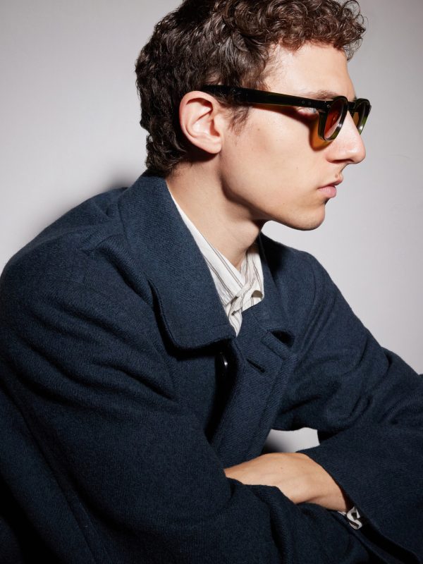 Zephirin Round-Frame Acetate Sunglasses - BK