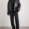 Shepton Plush-Trimmed Logo-Appliquéd Jacket - OU Shepton Plush-Trimmed Logo-Appliquéd Jacket - OU