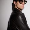 Leclair Square-Frame Acetate Glasses - BK