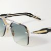 Silverton Aviator-Style Acetate and Gold-Tone Sunglasses - CU Silverton Aviator-Style Acetate and Gold-Tone Sunglasses - CU