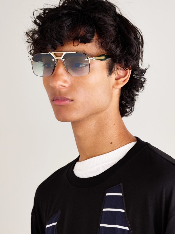 Silverton Aviator-Style Acetate and Gold-Tone Sunglasses - OU Silverton Aviator-Style Acetate and Gold-Tone Sunglasses - OU