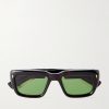 Walker Squared-Frame Acetate Sunglasses