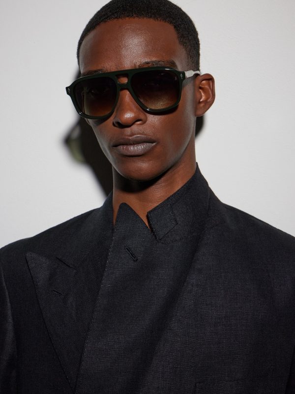 Leonard Aviator-Style Acetate Sunglasses - OU Leonard Aviator-Style Acetate Sunglasses - OU