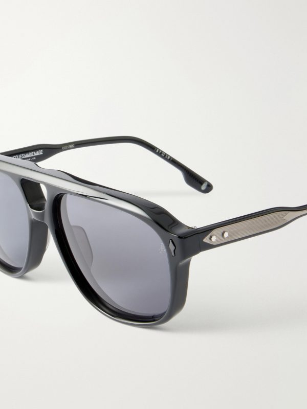 Leonard Aviator-Style Acetate Sunglasses - CU Leonard Aviator-Style Acetate Sunglasses - CU
