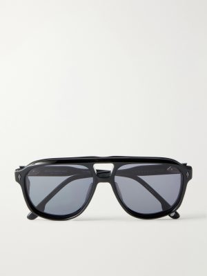 Leonard Aviator-Style Acetate Sunglasses