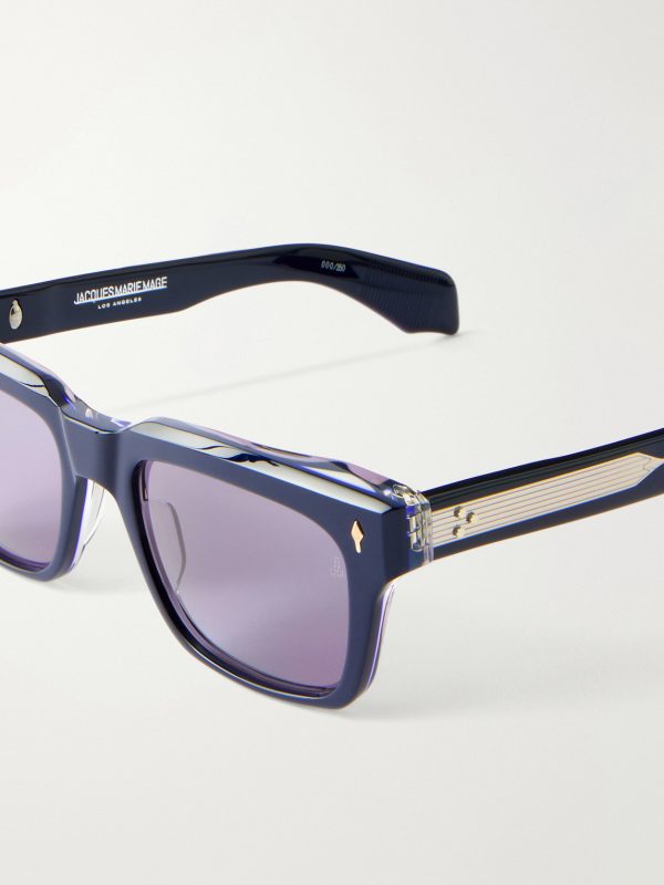 Torino Square-Frame Acetate Sunglasses - CU