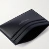 Logo-Print Leather Cardholder - E1
