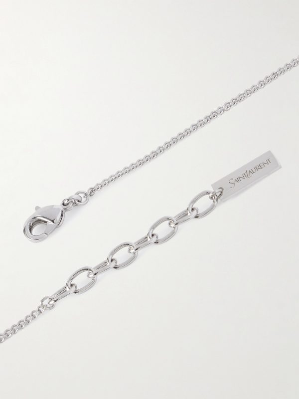 Silver-Tone Chain Necklace - BK Silver-Tone Chain Necklace - BK