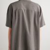 Striped Silk Crepe de Chine Shirt - BK