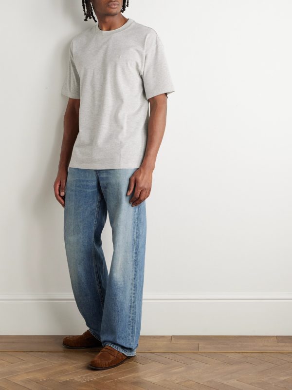 Cotton-Blend Piqué T-Shirt - OU Cotton-Blend Piqué T-Shirt - OU