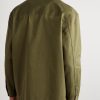 Logo-Embroidered Cotton and Linen-Blend Gabardine Overshirt - BK
