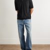 Cassandre Logo-Embroidered Wool Polo Shirt - OU Cassandre Logo-Embroidered Wool Polo Shirt - OU