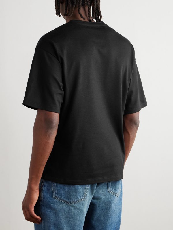 Logo-Appliquéd Cotton and Modal-Blend Jersey T-Shirt - BK Logo-Appliquéd Cotton and Modal-Blend Jersey T-Shirt - BK