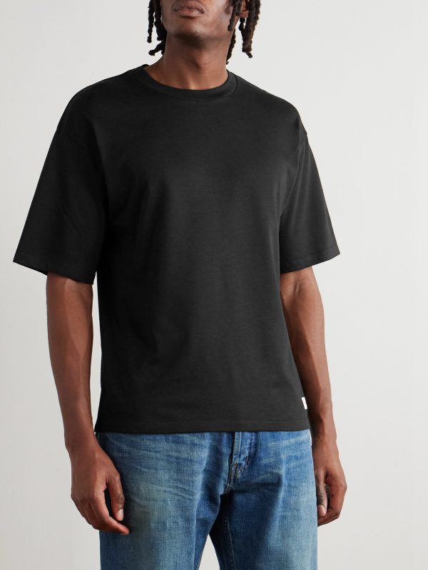 Logo-Appliquéd Cotton and Modal-Blend Jersey T-Shirt - FR Logo-Appliquéd Cotton and Modal-Blend Jersey T-Shirt - FR