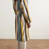 Curt Striped Cotton-Terry Jacquard Hooded Robe - BK Curt Striped Cotton-Terry Jacquard Hooded Robe - BK