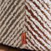 Island Outdoor Canvas-Trimmed Bouclé Ottoman - CU Island Outdoor Canvas-Trimmed Bouclé Ottoman - CU