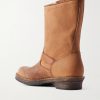 T.W.O. Folk Distressed Buckled Textured-Leather Boots - BK T.W.O. Folk Distressed Buckled Textured-Leather Boots - BK