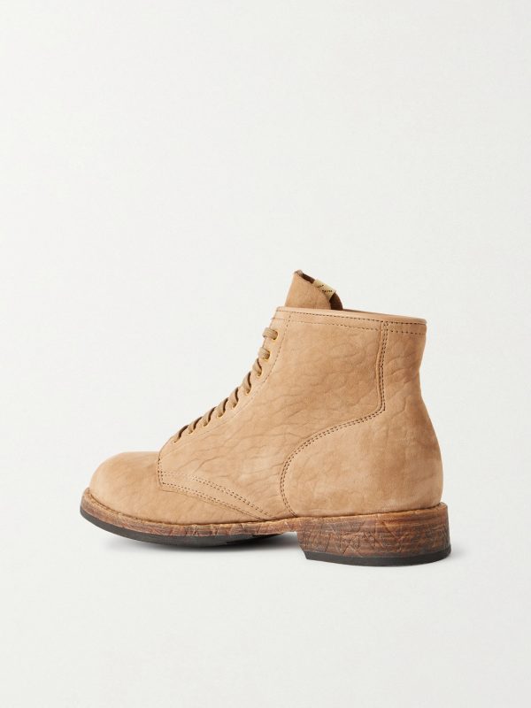 Brigadier Folk Suede Lace-Up Boots - BK