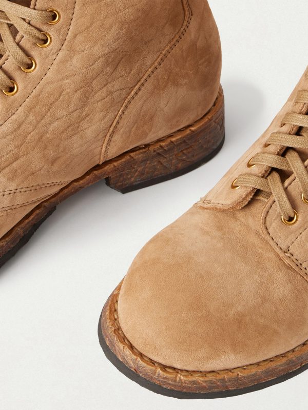 Brigadier Folk Suede Lace-Up Boots - CU