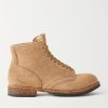 Brigadier Folk Suede Lace-Up Boots