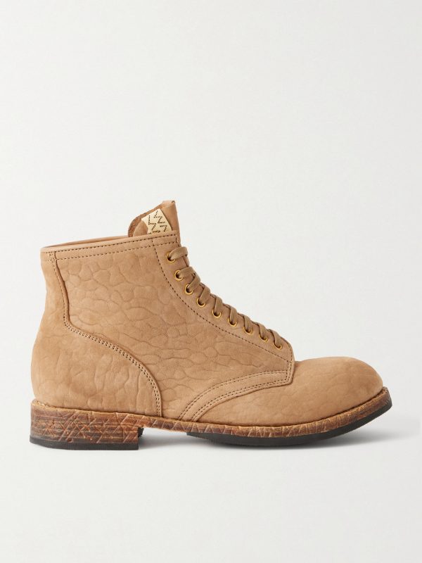 Brigadier Folk Suede Lace-Up Boots