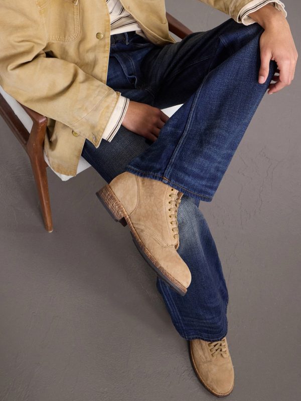 Brigadier Folk Suede Lace-Up Boots - OU