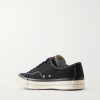 Nolan Suede-Trimmed Canvas Sneakers - BK Nolan Suede-Trimmed Canvas Sneakers - BK