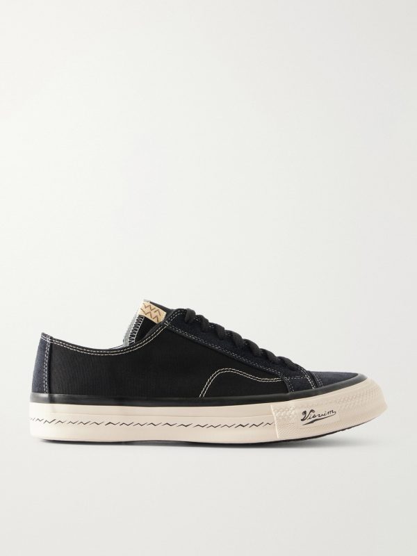 Nolan Suede-Trimmed Canvas Sneakers Nolan Suede-Trimmed Canvas Sneakers