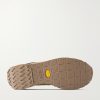 FKT Runner Leather and Suede-Trimmed Canvas Sneakers - E1