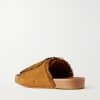Christo Shaman Folk Suede Slides - BK Christo Shaman Folk Suede Slides - BK