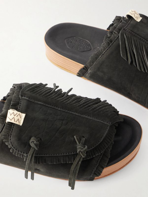 Christo Shaman Folk Fringed Suede Summer Shoes - CU Christo Shaman Folk Fringed Suede Summer Shoes - CU