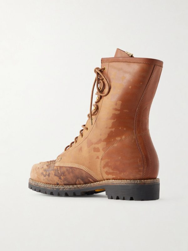 Hi-Folk Scout Moc Distressed Leather Boots - BK Hi-Folk Scout Moc Distressed Leather Boots - BK