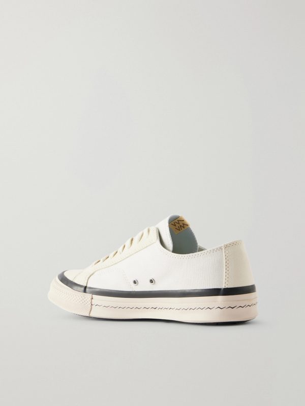 Nolan Suede-Trimmed Canvas Sneakers - BK Nolan Suede-Trimmed Canvas Sneakers - BK