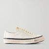 Nolan Suede-Trimmed Canvas Sneakers Nolan Suede-Trimmed Canvas Sneakers