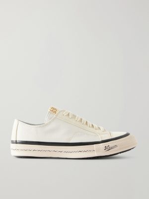 Nolan Suede-Trimmed Canvas Sneakers Nolan Suede-Trimmed Canvas Sneakers