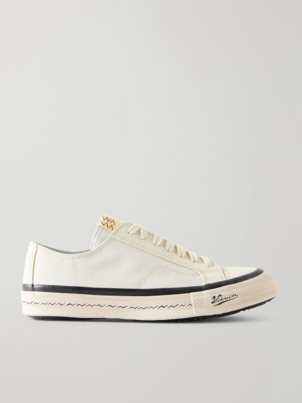 Nolan Suede-Trimmed Canvas Sneakers Nolan Suede-Trimmed Canvas Sneakers