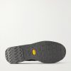 FKT Runner Leather and Suede-Trimmed Canvas Sneakers - E1