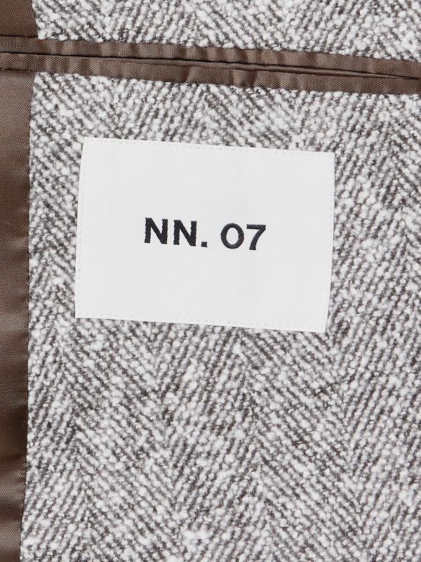 Jordin 1087 Double-Breasted Recycled-Herringbone Suit Jacket - CU