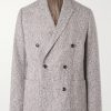 Jordin 1087 Double-Breasted Recycled-Herringbone Suit Jacket