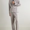 Jordin 1087 Double-Breasted Recycled-Herringbone Suit Jacket - OU