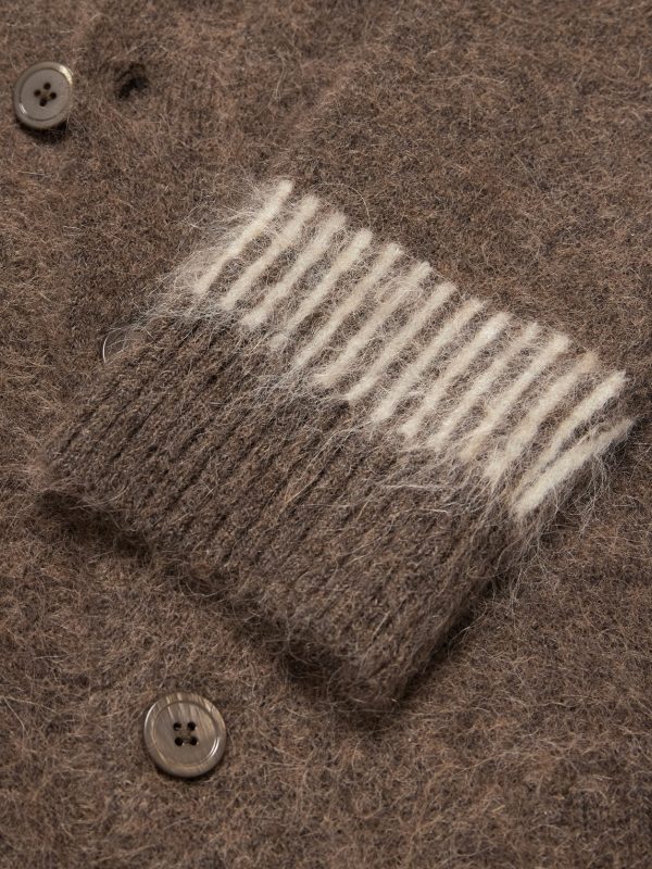 Russell 60012 Striped Alpaca-Blend Cardigan - CU Russell 60012 Striped Alpaca-Blend Cardigan - CU