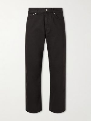 Otis 1874 Straight-Leg Organic Cotton-Gabardine Trousers