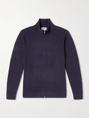 Danny 6429 Ribbed Bouclé Zip-Up Cardigan