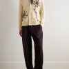 Mika Flower 6620 Embroidered Recycled Knitted Cardigan - OU